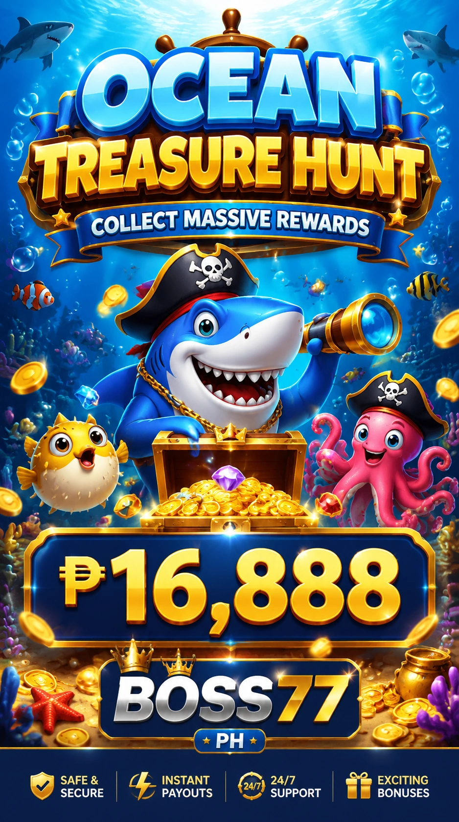 arcade fishing game visual