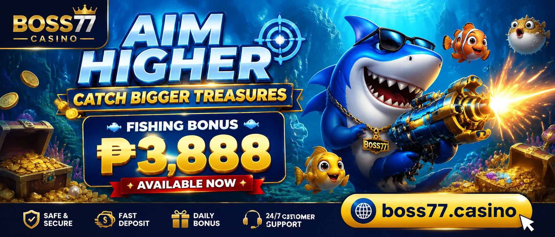casino fishing game visual
