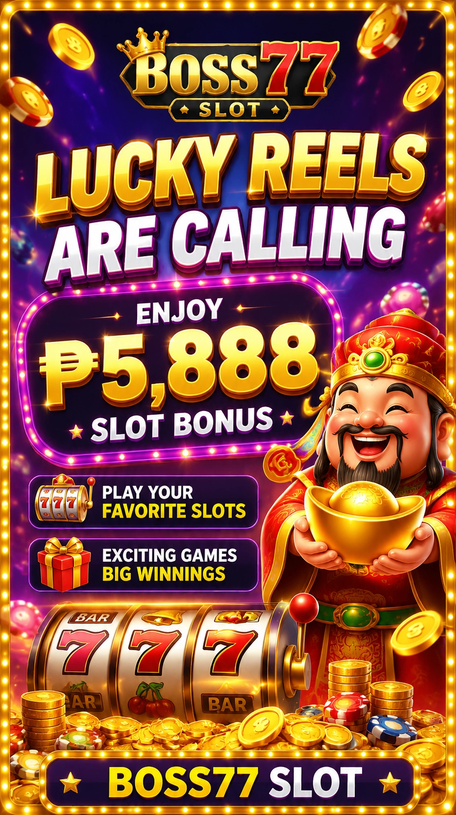 Popular slot showcase visual 3